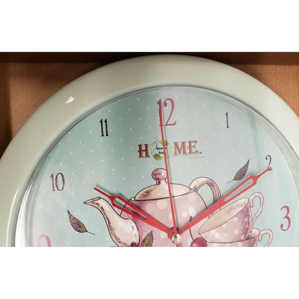 Plastic Round Deco Wall Clock (9.6